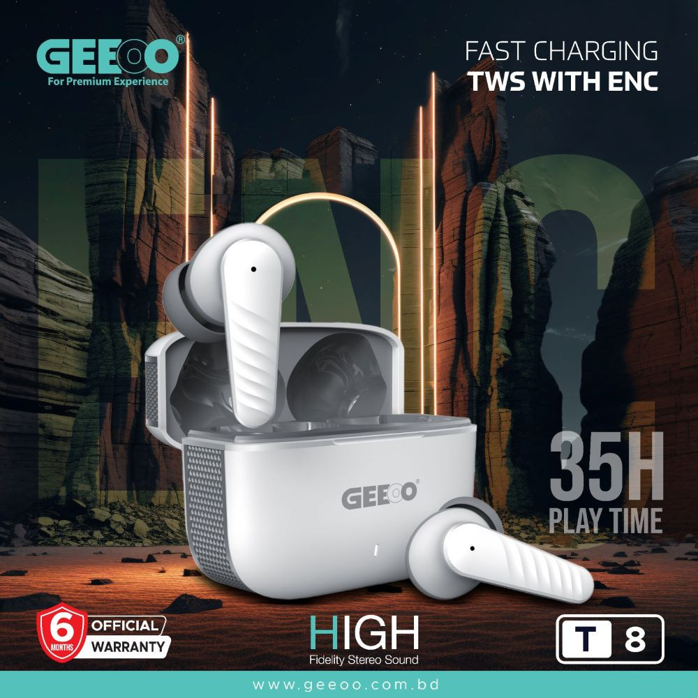 T8 Fast Charging TWS with ENC