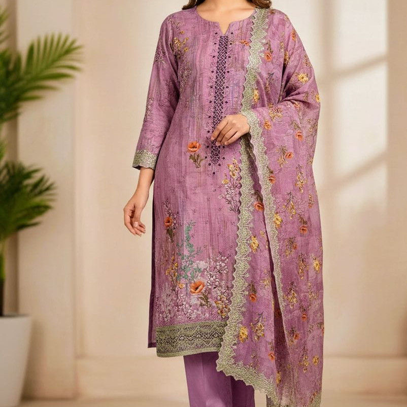 Pakistani Bin Hameed inspired Party Three pieces
