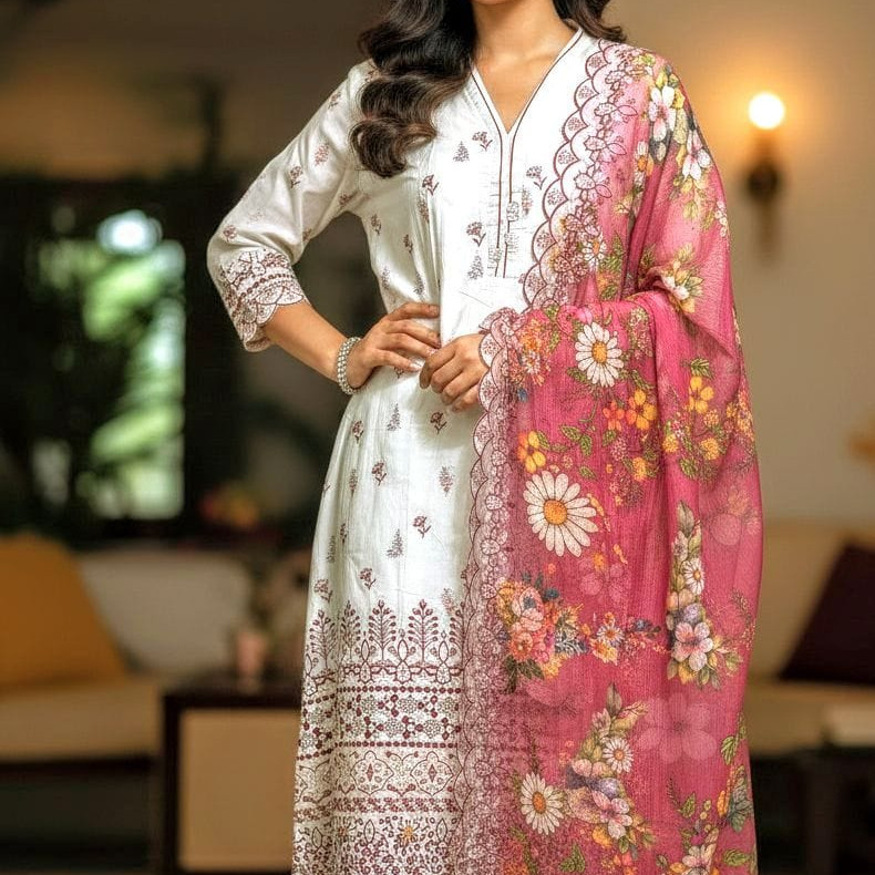 Pakistani Dastan inspired Party Three pieces
