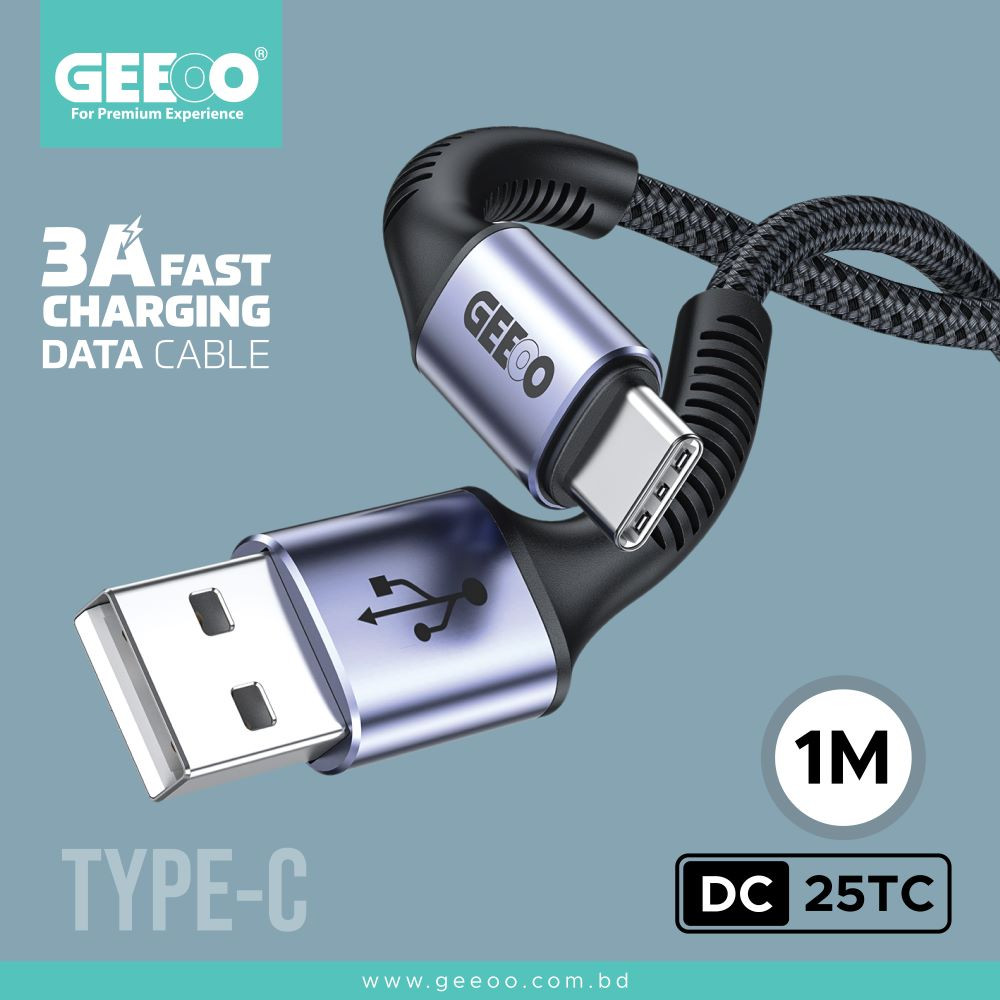 DC25TC Fast Charging Data Cable (1 Meter)