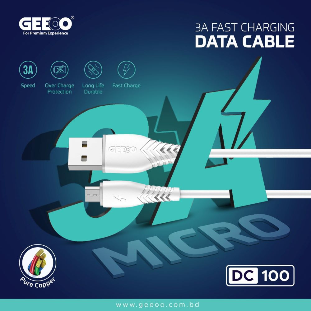 DC100 Fast Charging Data Cable (Micro)