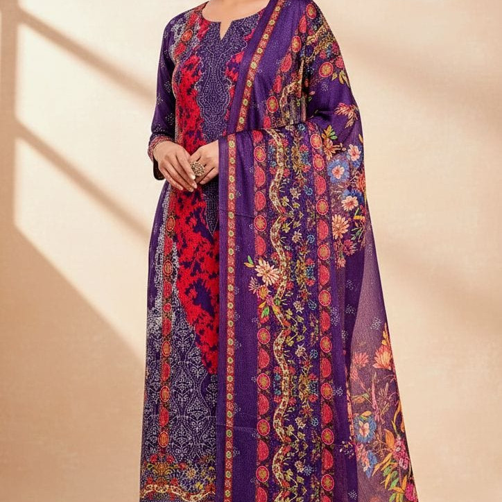 Pakistani Zam Zam Switch Lawn Three piece