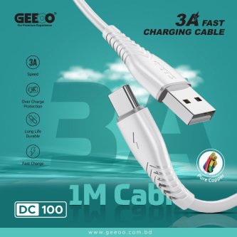 Image of 3A Fast Charging 1M Long  (Type-C) Data Cable