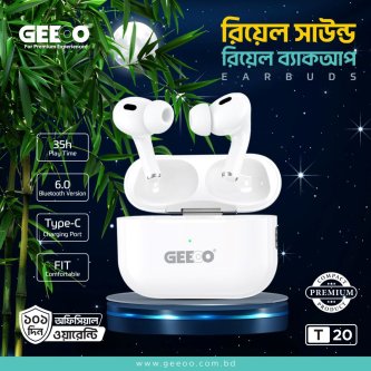 Image of GEEOO TWS T20 Premium Earbuds