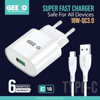 Image of C18 Super Fast Charger Type-C,Micro,Lightning